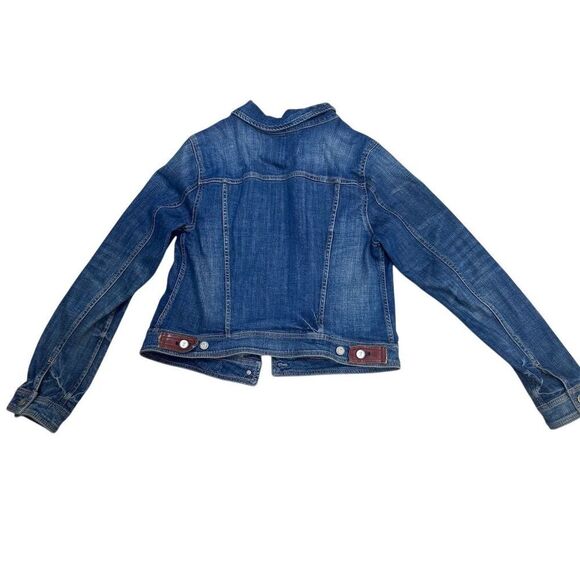 EUC Pilcro Women's Blue Denim Jean Jacket Size L Button-Front - Picture 2 of 8